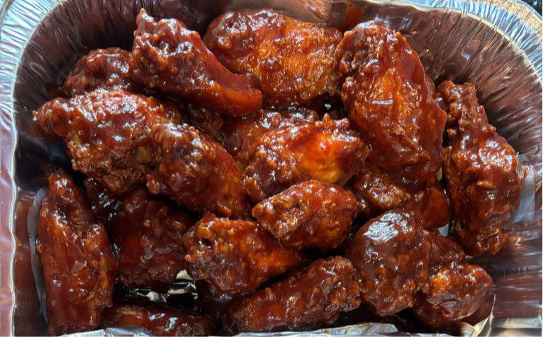 Fried BBQ Chicken wingettes