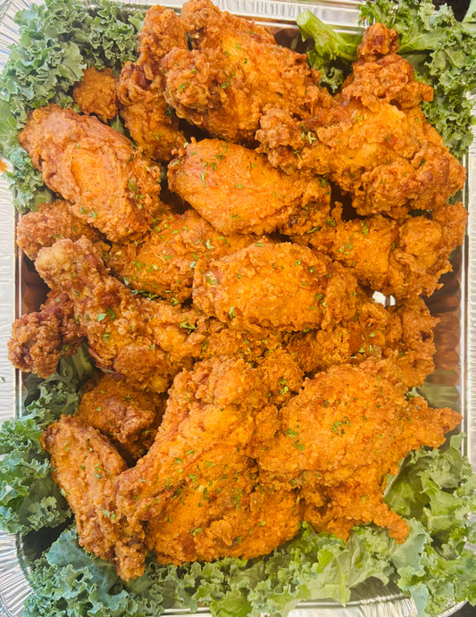 Fried wingettes