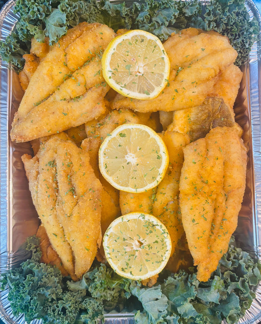 Fried whiting